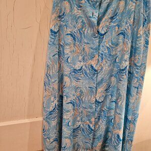 Christopher and Banks button down skirt 12P